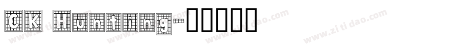 CK Hunting字体转换